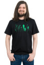 Männershirt Kenia Finnischer Garten schwarz M