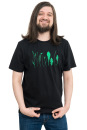 Männershirt Kenia Finnischer Garten schwarz M