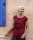 Bio- & Fairtrade-Frauenshirt Schilf, ruby L