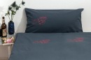 Bio-Kissenbezug PunkRock, anthrazit 80x40