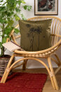 Bio-Kissenbezug Schierling, olive 40*40