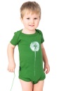 Bio-Babybody Pusteblume, grün