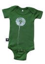 Bio-Babybody Pusteblume, grün