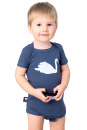 Bio-Babybody Schwan, grau