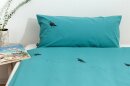 Bio-Bettwäsche Möwe, türkis