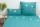Bio-Bettwäsche Pusteblumen, türkis 200*220 & 2x 80*80 cm