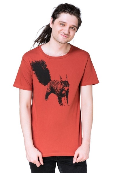 Männershirt Eichhörnchen foxy L