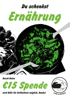 Spendenkarte help4people - Ernährung