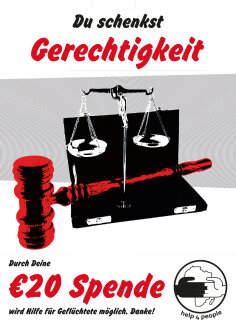 Spendenkarte help4people - Gerechtigkeit