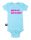Babybody pink is not just for girls! hellblau 0-3 Monate (Gr. 53-60)