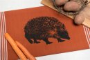 Handgewebtes Geschirrtuch Igel foxy
