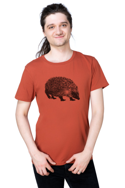 Männershirt Igel foxy L