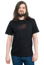 Männershirt Kenia PunkRock schwarz