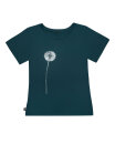 Fair-Trade-Frauenshirt Pusteblume *made in Kenia*, dunkelgrün