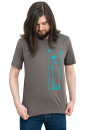 Männershirt Kenia Distel dunkelgrau M