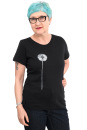 Frauen T-Shirt Kenia Pusteblume schwarz XL