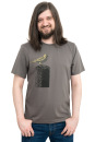 Männershirt Kenia Tempelhofer Feldlerche dunkelgrau L