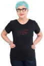 Frauen T-Shirt Kenia PunkRock schwarz M