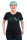 Frauen T-Shirt Kenia Finnischer Garten schwarz M