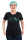 Frauen T-Shirt Kenia Finnischer Garten schwarz L