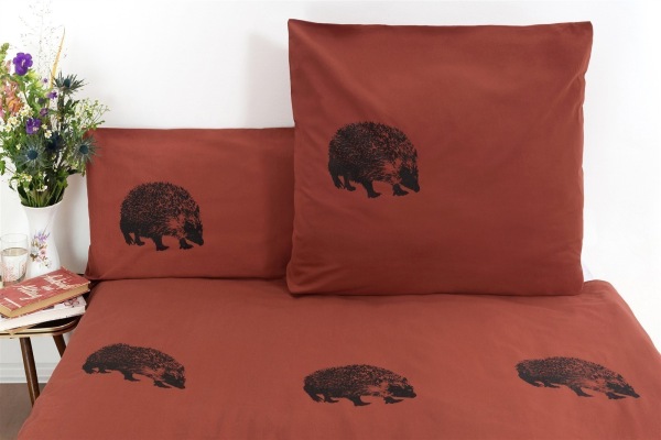 Bio-Bettwäsche Igel, foxy 155*220 & 80*40 cm