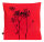 Bio-Kissenbezug Schierling, rot 40x40 cm