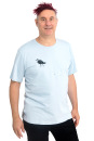 Männershirt Kenia Möwe hellgrau