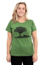 Frauen T-Shirt Kenia Baum im Oderbruch leaf green XXL