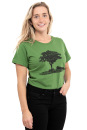 Frauen T-Shirt Kenia Baum im Oderbruch leaf green XXL