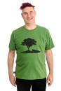 Männershirt Kenia Baum im Oderbruch leaf green XXL