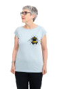 Frauen Raglan-Shirt Kenia Erdhummel hellgrau XL