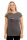 Frauen Raglan-Shirt Kenia Rotkehlchen dunkelgrau