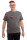 Männershirt Kenia Rotkehlchen dunkelgrau L
