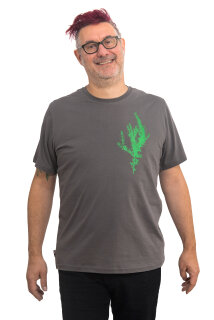 Männershirt Kenia Rosmarin dunkelgrau