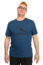Männershirt Kenia Mittelmeermöwe blau