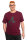 Männershirt Brombeere weinrot
