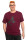 Männershirt Brombeere weinrot XXL