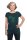 Frauen Raglan-Shirt Kenia Kastanie dunkelgrün M