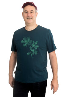 Männershirt Kenia Kastanie dunkelgrün