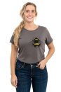 Frauen T-Shirt Kenia Erdhummel dunkelgrau M