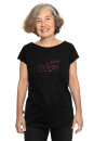 Frauen Raglan-Shirt Kenia PunkRock schwarz