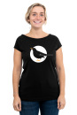 Frauen Raglan-Shirt Kenia Amsel schwarz L
