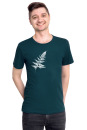 Männershirt Farn dunkelgrün L