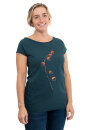 Frauen Raglan-Shirt Kenia Physalis dunkelgrün L