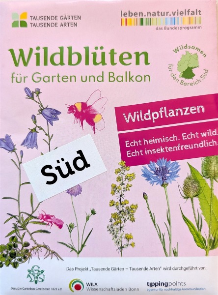 Wildblüten für Garten und Balkon SÜD