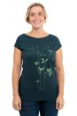 Frauen Raglan-Shirt Kenia Lovely Unkraut dunkelgrün M