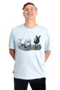 Männershirt Kenia Eselcombo hellgrau