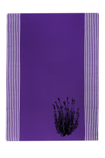 Handgewebtes Geschirrtuch Lavendel lila