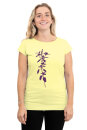 Frauen Raglan-Shirt Kenia Basilikum gelb
