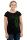 Frauen Raglan-Shirt Kenia Spitzwegerich schwarz